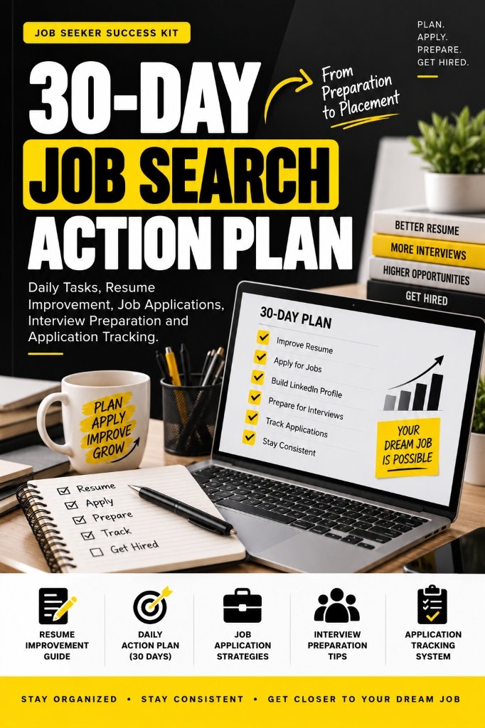 30-Day Job Search Action Plan Cover